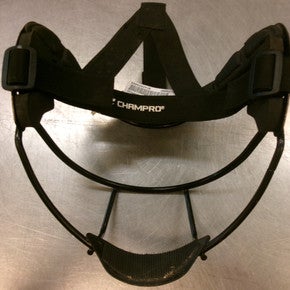 Used Champro Adult Bb Sb Fielders Mask Black Md 11339-s000202416