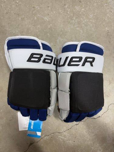 15” Bauer Pro Series Tampa Bay Lightning Gloves Pro Stock (New)