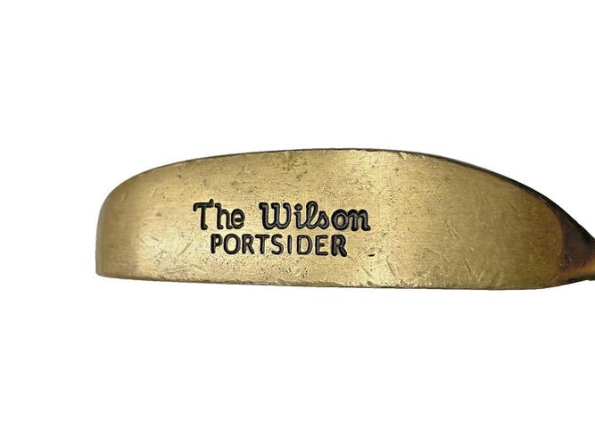 The Wilson Portsider Napa Style Blade Putter LH Steel 35" Tacki-Mac Wrap Grip