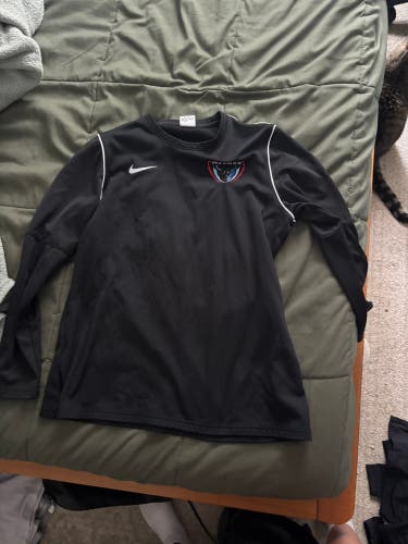 Black Women's Large Nike Sweatshirt DePaul Branded (Used)