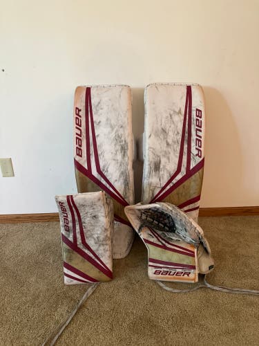 Fowler Pro Stock 35" Bauer Supreme Shadow Regular Goalie Full Set (Used)