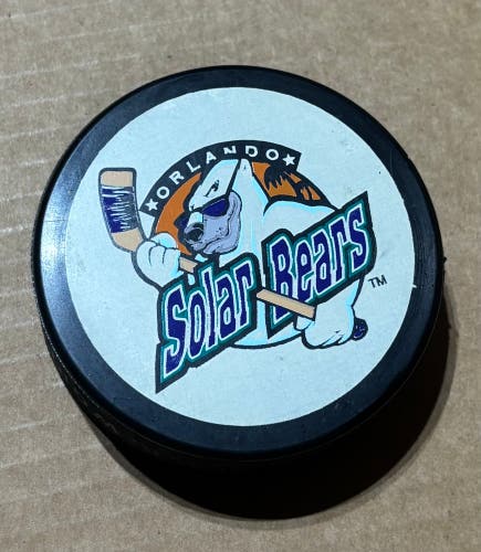 Orlando Solar Bears IHL Vintage Hockey Puck