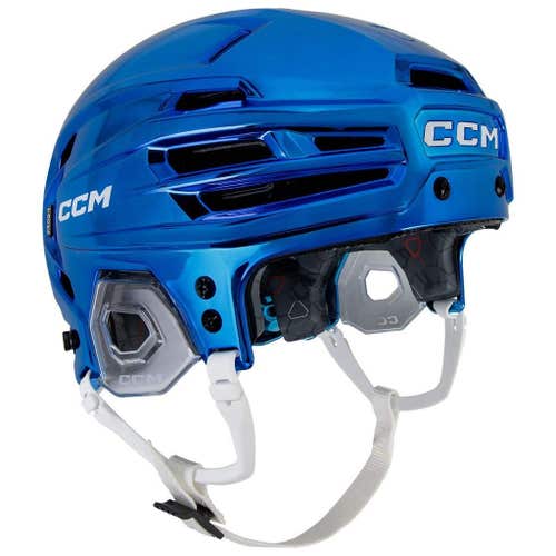 New CCM Tacks 920 Hockey Helmet - ROYAL CHROME- Multiple Sizes