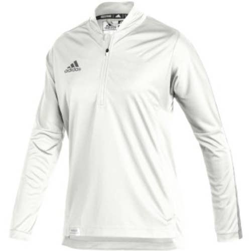 White Women's Small Adidas Sweatshirt (New)