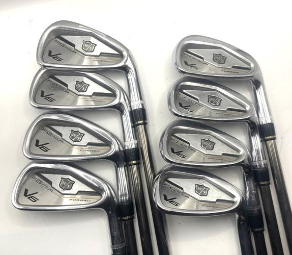 Wilson Staff FG Tour V6 Iron Set 4-PW+GW Recoil 95 F3 Regular Graphite Shafts