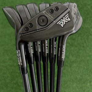 LH PXG 0311 P GEN6 Black Forged Iron Set 5-G / KBS TGI 80 Stiff Graphite