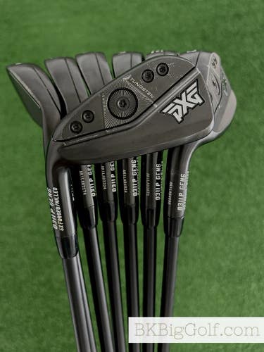 LH PXG 0311 P GEN6 Black Forged Iron Set 5-G / KBS TGI 80 Stiff Graphite