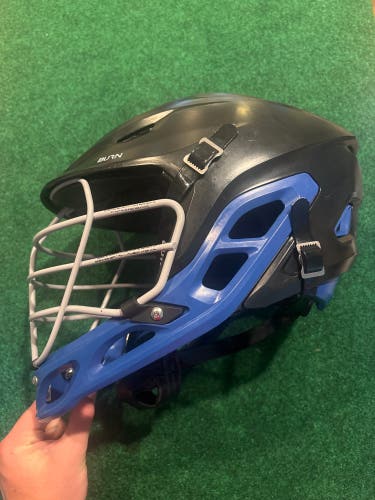 Black & Blue Adult Warrior Burn Helmet (Used) | Large