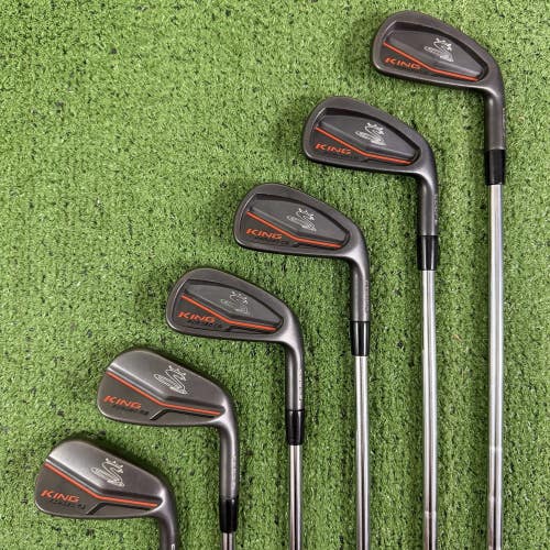 Cobra Forged MB CB Combo Black Iron Set 4-9 KBS Tour 120 Stiff Flex