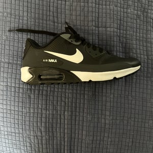 Men's Size M 9.0 (W 10.0) Nike Air Max 90 G Golf shoe, Black