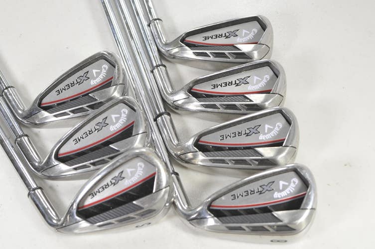 Callaway Xtreme 5-PW,SW Iron Set Right Uniflex Steel # 220574