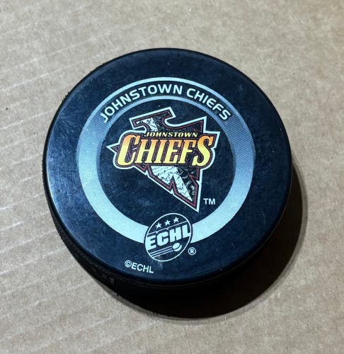 Johnstown Chiefs ECHL Official Game Puck 1st Summit Bank