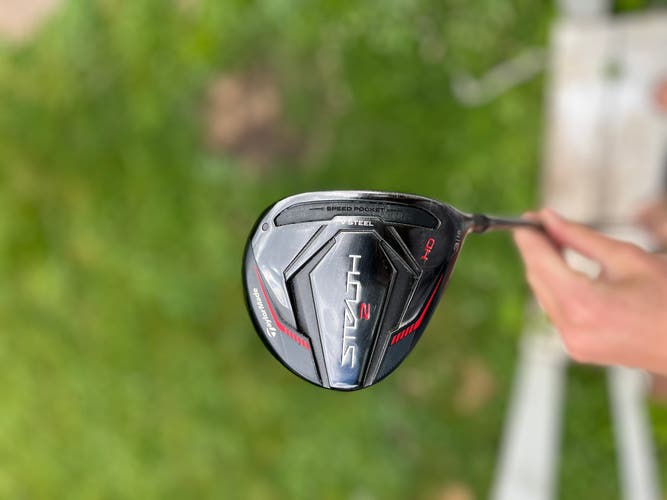 Men's TaylorMade Stealth 2 HD Right Handed Fairway Wood Regular Flex 3 Wood (Used)