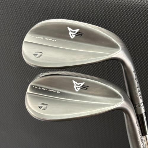 TAYLORMADE MILLED GRIND 5 CHARCOAL WEDGE SET (56 & 60 DEGREES)