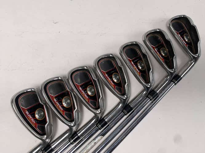 TaylorMade Burner Plus Iron Set 5-PW+GW Burner Superfast 85g Stiff Steel Mens RH