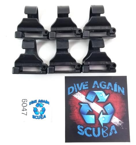6 X Universal Snorkel Mask Keeper Clip Holder Retainer Scuba  Free Dive