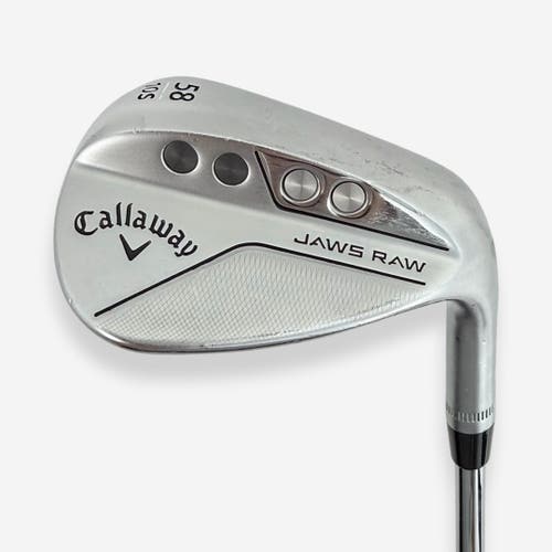 Callaway Jaws Raw Wedge 58° 10 Bounce Right Handed Wedge Flex Steel Shaft