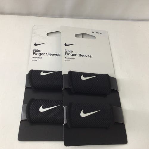 Nike Basketball Finger Sleeves Bundle Of 3 Size Medium(New)