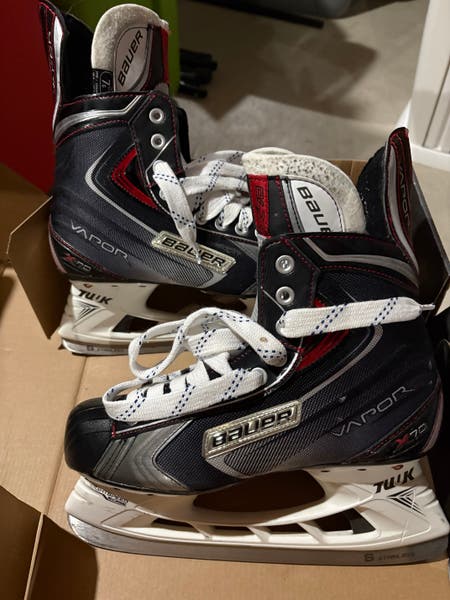 Bauer Vapor X70 Hockey Skates Regular Width 7.5 (Used Bauer x70