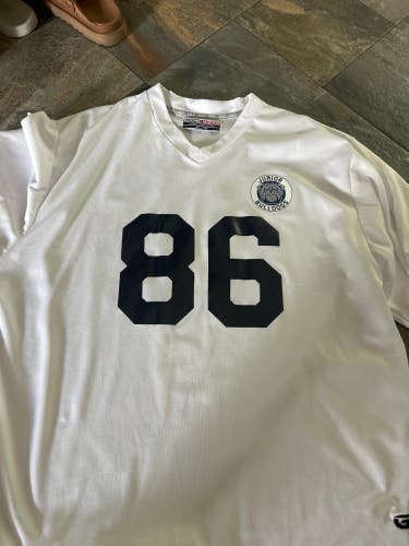 Yale Bulldogs White XL Men's Jersey (Used)