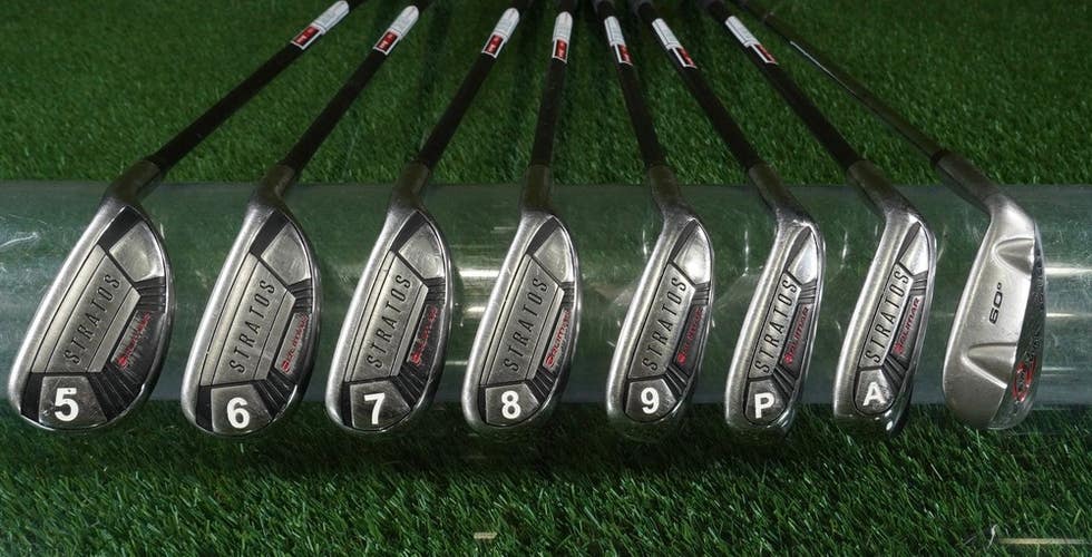 Orlimar Stratos Hybrids Set 5-PW+AW+Power Play LW Regular Flex Graphite RH