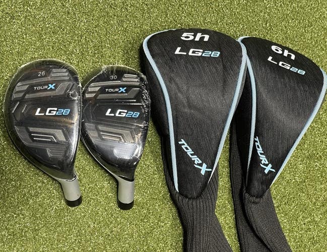 Merchants Of Golf Tour X LG28 Rescue Hybrid Set 5H-26*, 6H-30* Right Hand NEW!