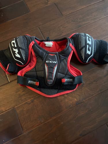 Small Junior CCM JetSpeed FT350 Shoulder Pads (Used)