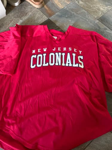 NJ Colonials Red XL Men's Jersey (Used)