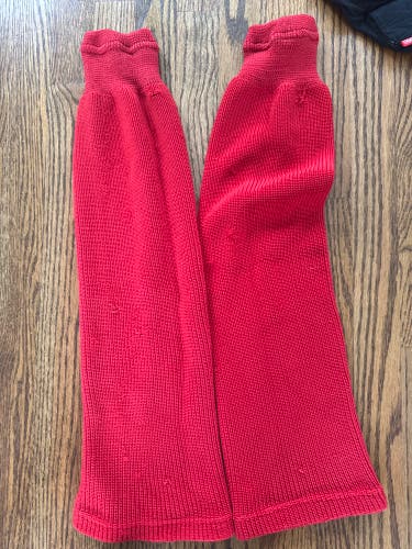 Red Junior Medium Knit Socks (Used)