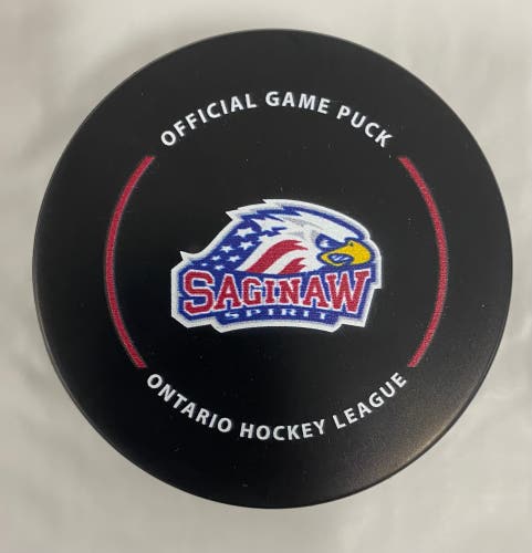 Saginaw Spirit puck OHL