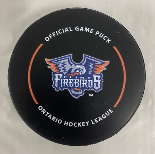 Flint Firebirds puck OHL
