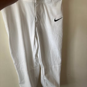 White Women's Small Adult Nike Game Pants (New)