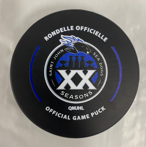 Saint John SeaDogs puck QMJHL 20th anniversary