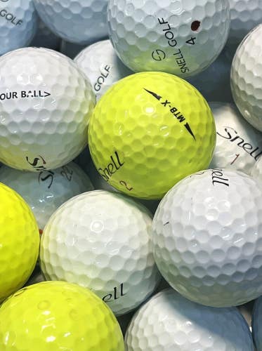 6 DzYellow/White Snell Used Golf Balls-Premium AAA-Asst. Prime/ MTB's/ Get SUM