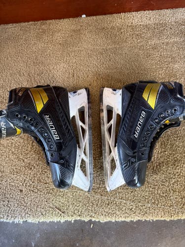 Bauer Ultrasonic Hockey Goalie Skates Wide Width 8.5 (Used)