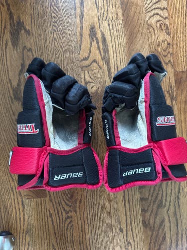 NJ Titans Bauer Vapor Team Pro Gloves 14" (Used)