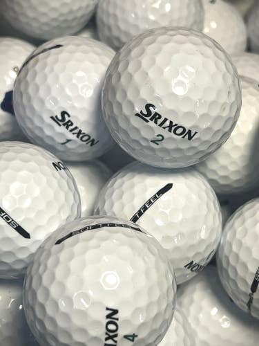 4 Dozen Premium AAA White Srixon Soft Feel Used Golf Balls