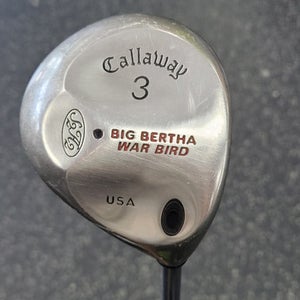 Used Callaway Big Bertha War Bird Mens Fairway Wood Rh 3 Wood 11849-s000040978