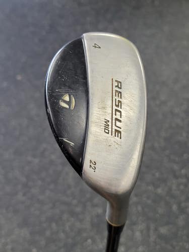 Used Taylormade Rescue Mid Mens Hybrid Club Rh 4 Hybrid 11849-s000040974
