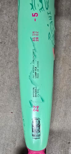 2026 AXE Warp Composite USSSA Certified Bat (-5) 26 oz 31" (Used)