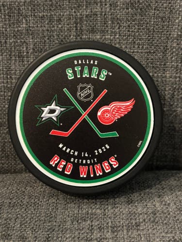 Dallas Stars vs Detroit Red Wings 3/14/2026 Match Up Hockey Puck