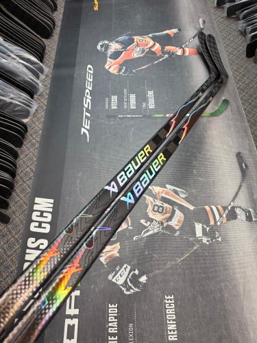 2 PACK | P90TM | 87 Flex NEW! Senior Bauer Vapor Flylite Left Hand Hockey Stick Pro Stock (New)