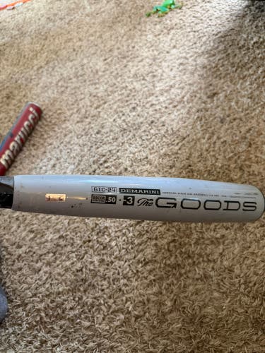 2024 DeMarini The Goods Hybrid BBCOR Certified Bat (-3) 29 oz 32" (Used)