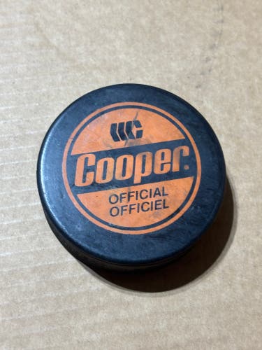 Cooper Official Vintage Hockey Puck
