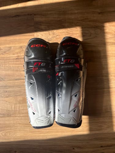 Intermediate CCM JetSpeed FT8 13" Shin Pads (New)