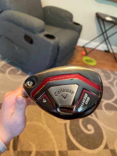 Men's 2015 Callaway Big Bertha Left Hand Hybrid Senior Flex Loft 18 Steel Shaft (Used)