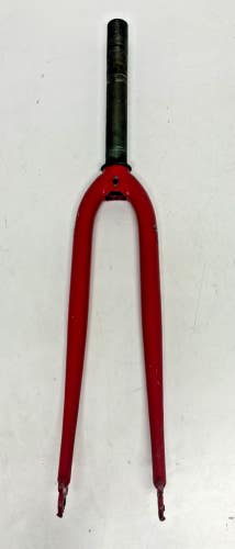 Fairdale Red Steel 700C Quick Release Fork 205mm 1-1/8" Threadless Steerer Tube