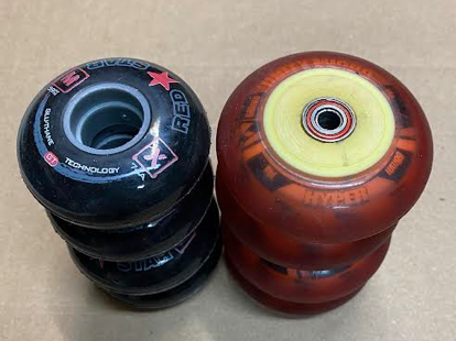 New & Used Inline Skate Wheels Size 59mm, 68mm & 72mm