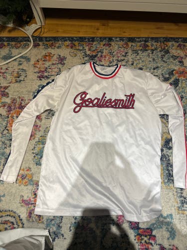White XL Men's Shirt (Used) goaliesmith forth or July
