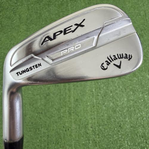 Callaway Apex Pro 21 7 Iron UST Mamiya Recoil ES F3 Regular Flex Left Handed